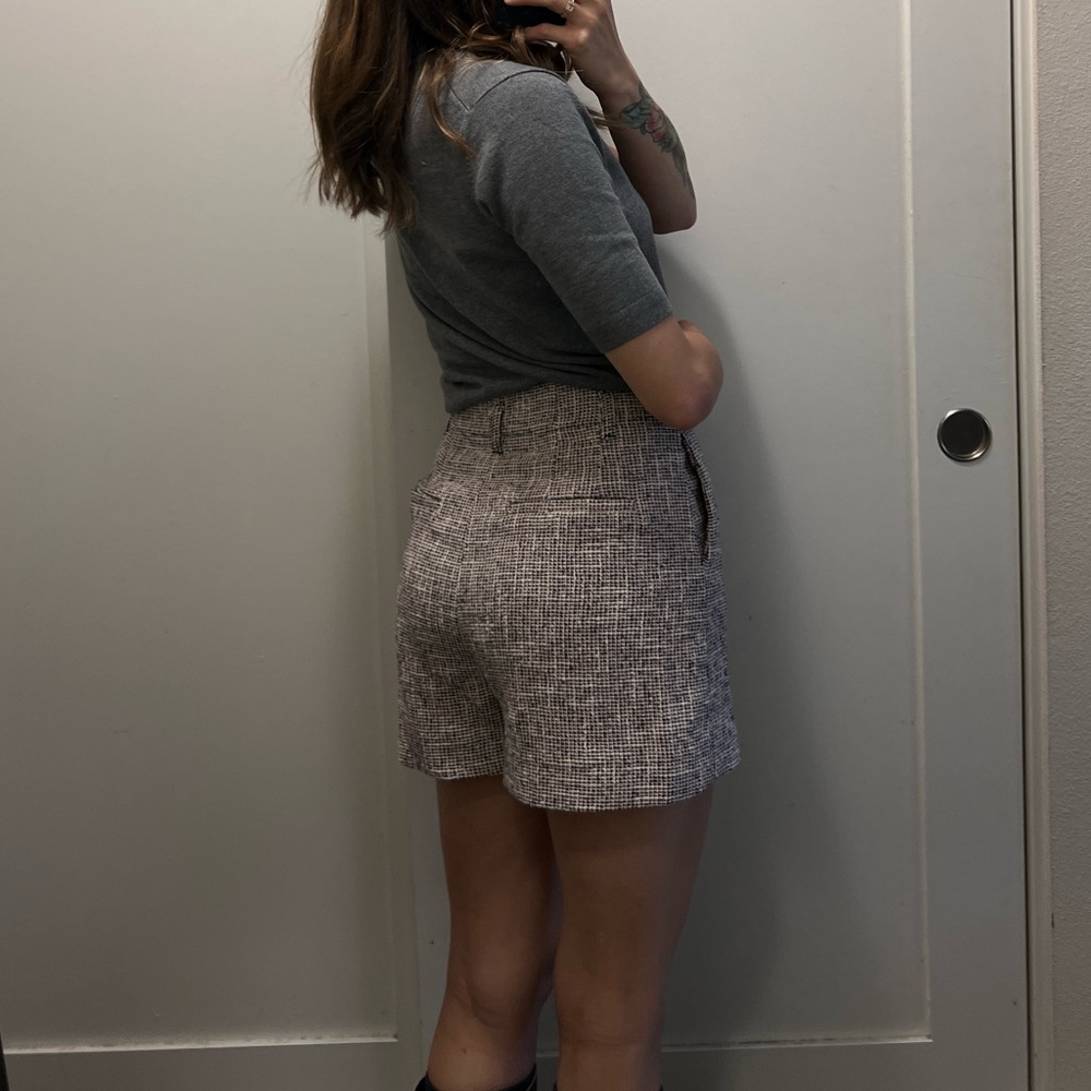 ZARA Plaid shorts XS